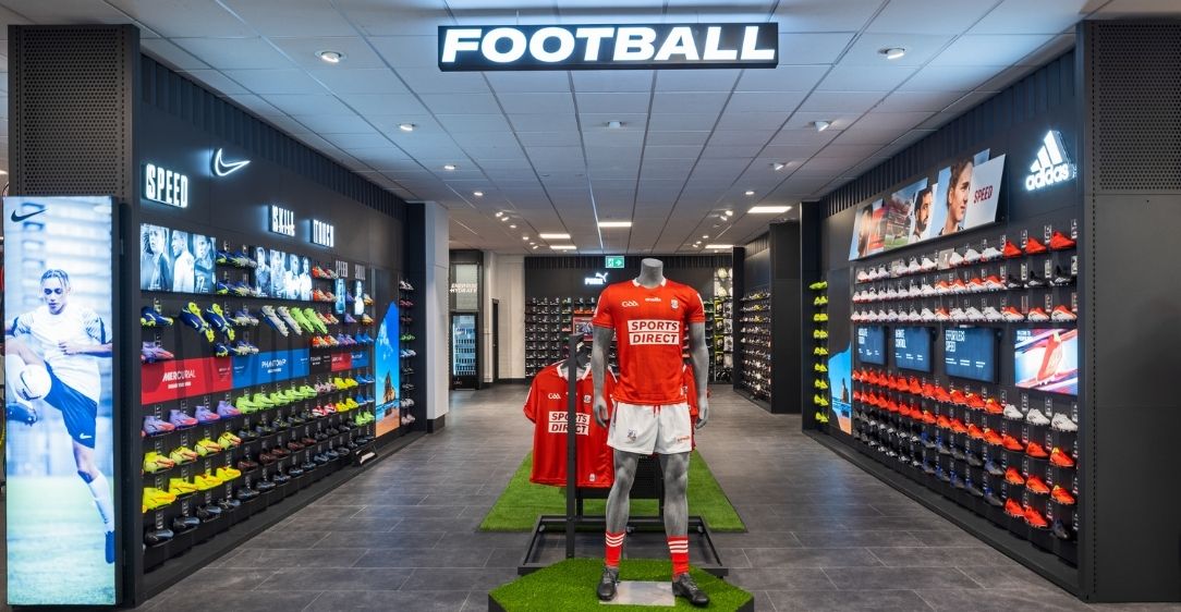 sports products showroom