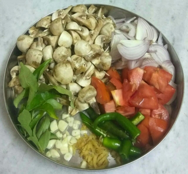  mushroom korma recipe vegetarian in tamil