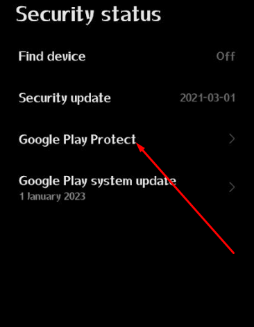 Google Play Protect..