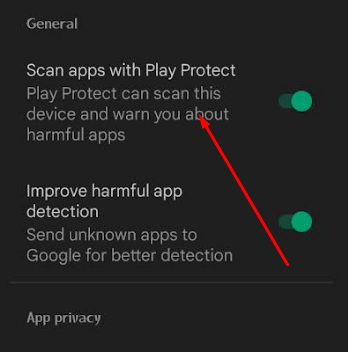 Scan Apps With Play Protect
