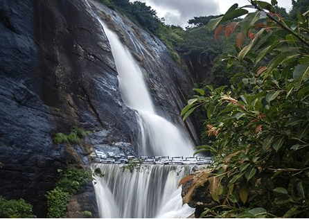 Tenkasi waterfalls in tamil