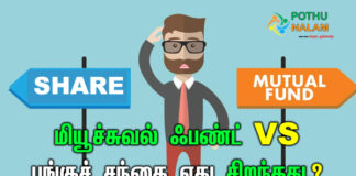 mutual funds vs share market in tamil