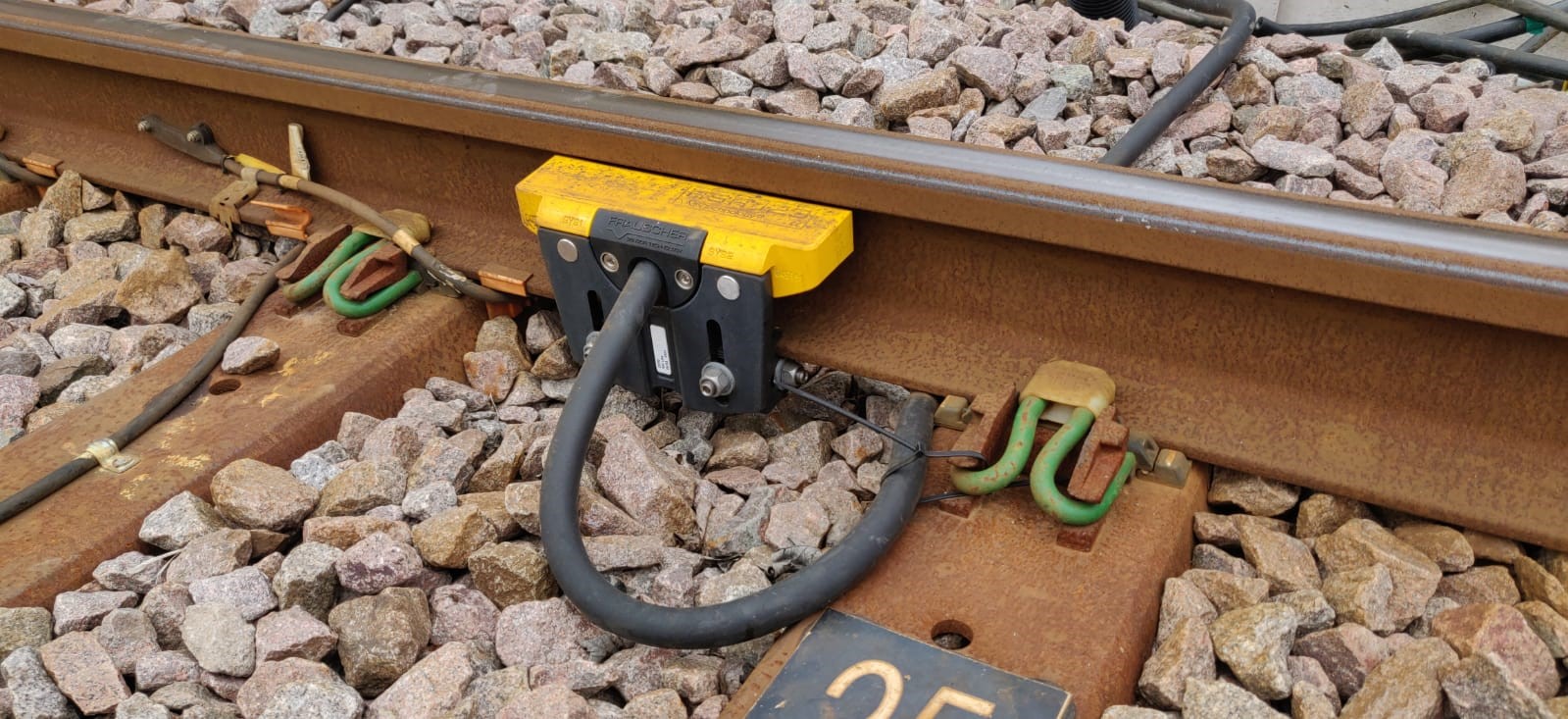 Axle Counter Box On Railway Tracks