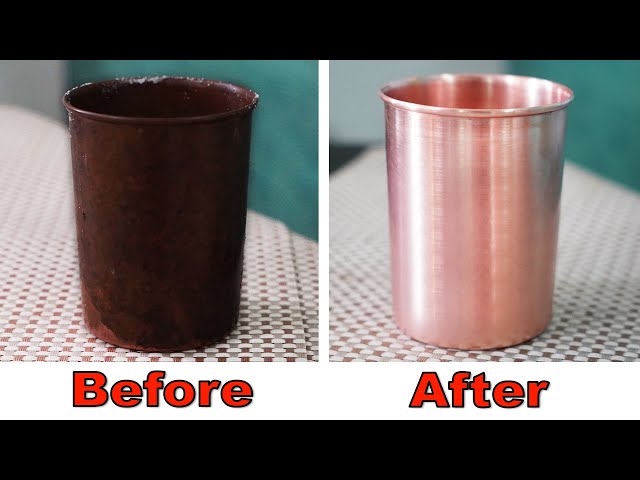 How to Clean Copper Vessels Easily in Tamil