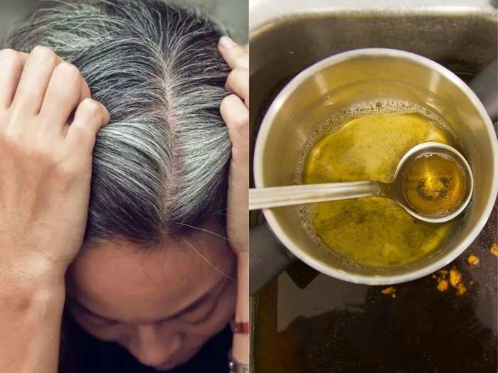 How to Make White Hair to Black Hair Permanently in Tamil