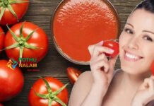 Tomato Face Pack For Glowing Skin in Tamil