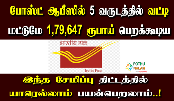 post office time deposit scheme 2023 in tamil