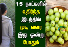 15 days hair growth in tamil
