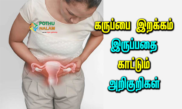 Symptoms Of Uterine Prolapse in Tamil