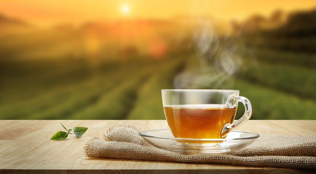 What causes hot tea to cool down in a short time