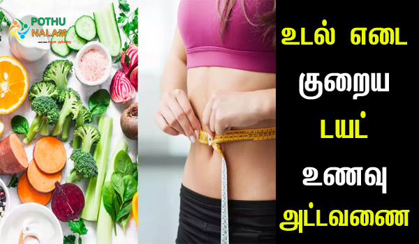 Diet Food for Weight Loss in Tamil