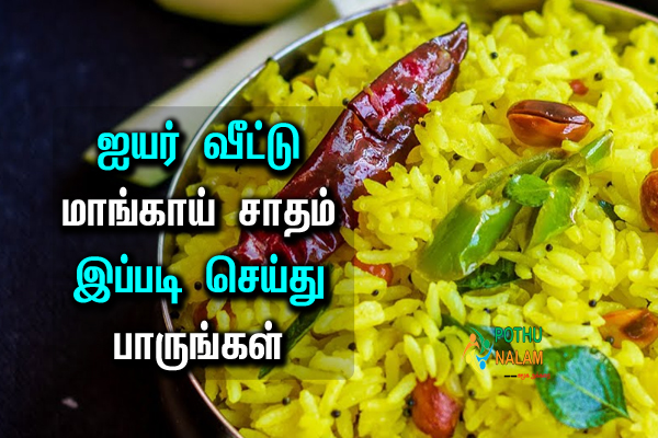Kovil Style Mango Rice in Tamil