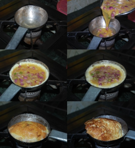how to make karandi omelette in tamil