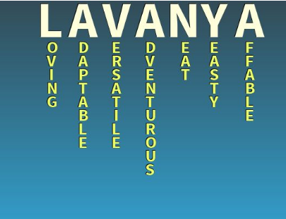 lavanya name meaning in tamil