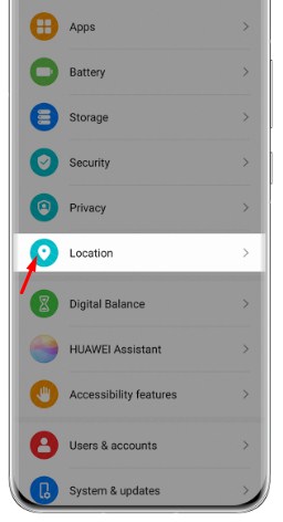  location settings android in tamil
