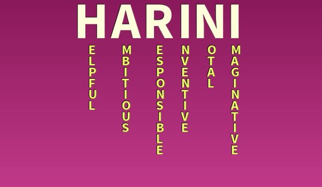 Harini Name Meaning 