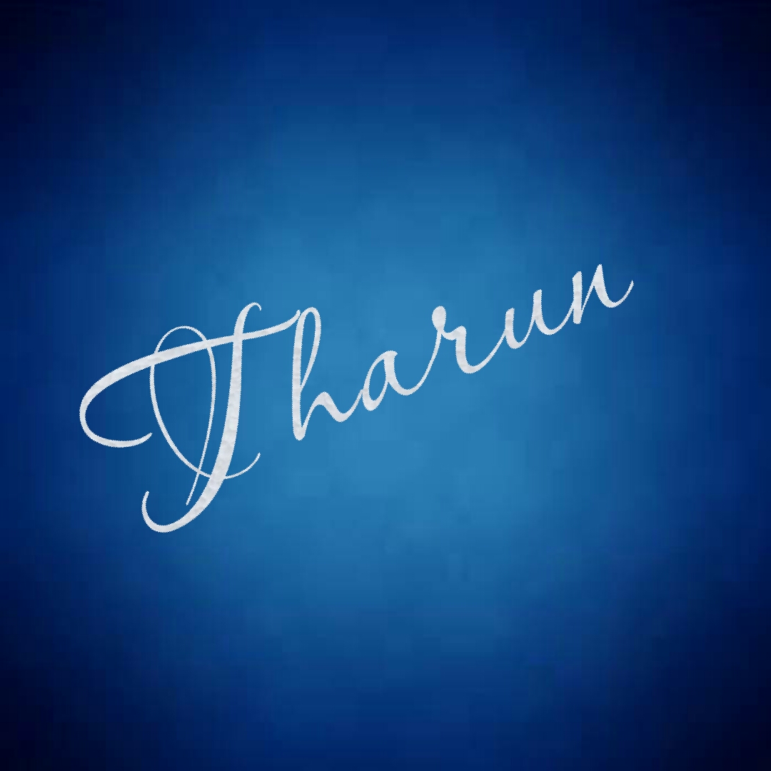 Tharun logo. Free logo maker.