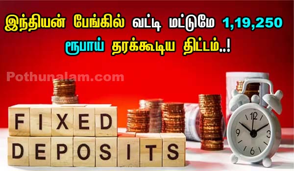 Indian Bank Current FD Interest Rates in Tamil