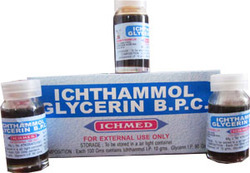 ichthammol glycerin uses in tamil