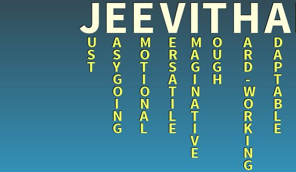 jeevitha name meaning in tamil