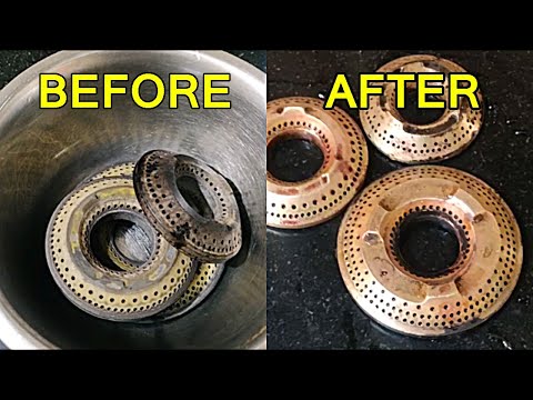  Gas Stove And Burner cleaning in tamil