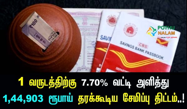 post office nsc interest rate 2023 calculator in tamil