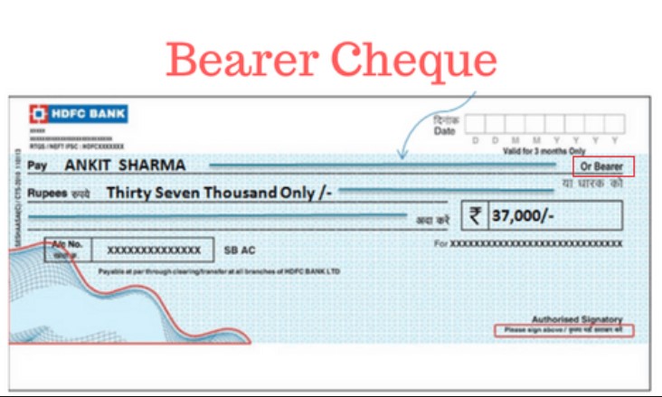 bearer cheque 