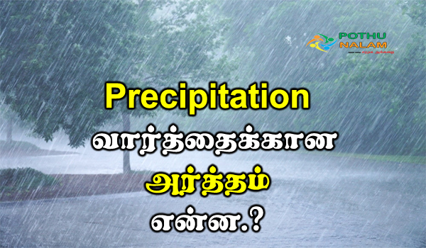 precipitation meaning in tamil
