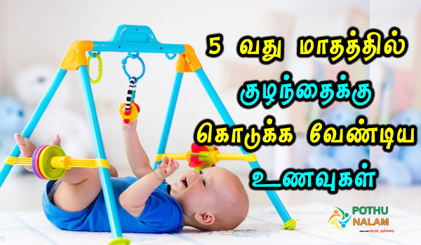 5 month baby food chart in tamil