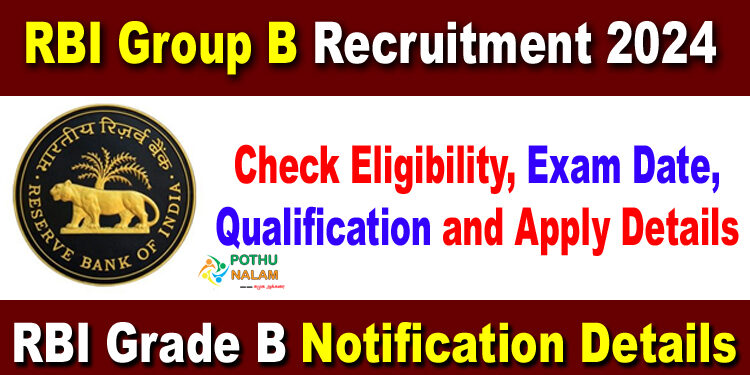 RBI Group B Recruitment 2024