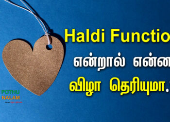Haldi Ceremony Meaning in Tamil